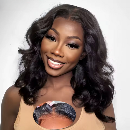 She Moves Different – #1B Glueless Wear-And-Go Body Wave Bob Brazilian Human Hair Wig